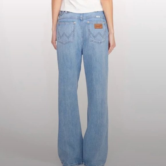 STAUD Light Blue Flare & Wide Leg Jeans - Picture 2 of 11